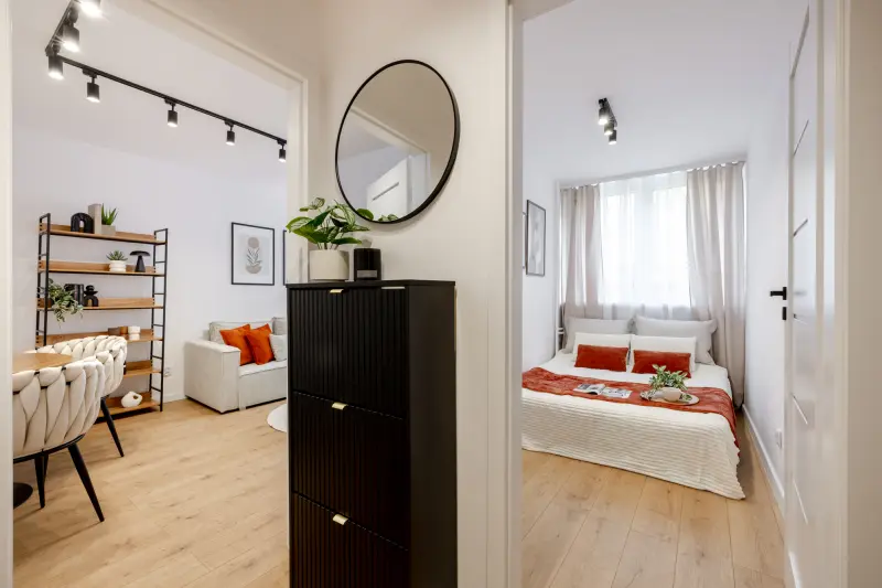 Home Staging Bieszczadzka — wnętrze przygotowane do sprzedaży