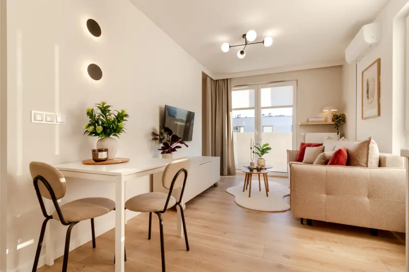 Redesign Mieszkania Jankiela — zaaranżowane wnętrze po home stagingu